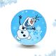 Handmade Pine Wood Olaf Themed Knob for Kids Furniture
